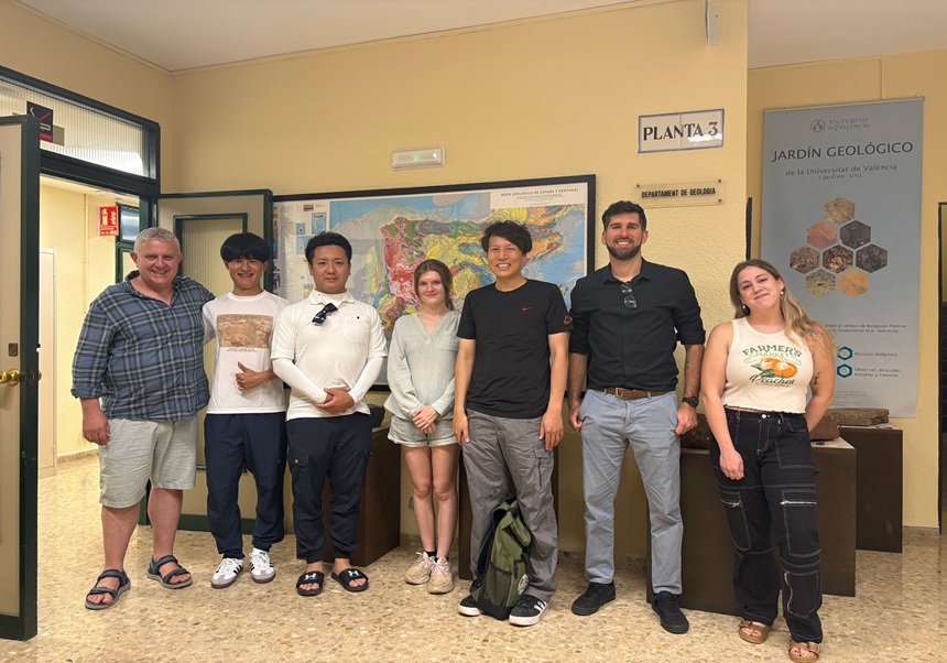 El Departament de Geologia de la UV inicia col·laboració internacional per a estudiar els efectes de la DANA de 2024 a València
